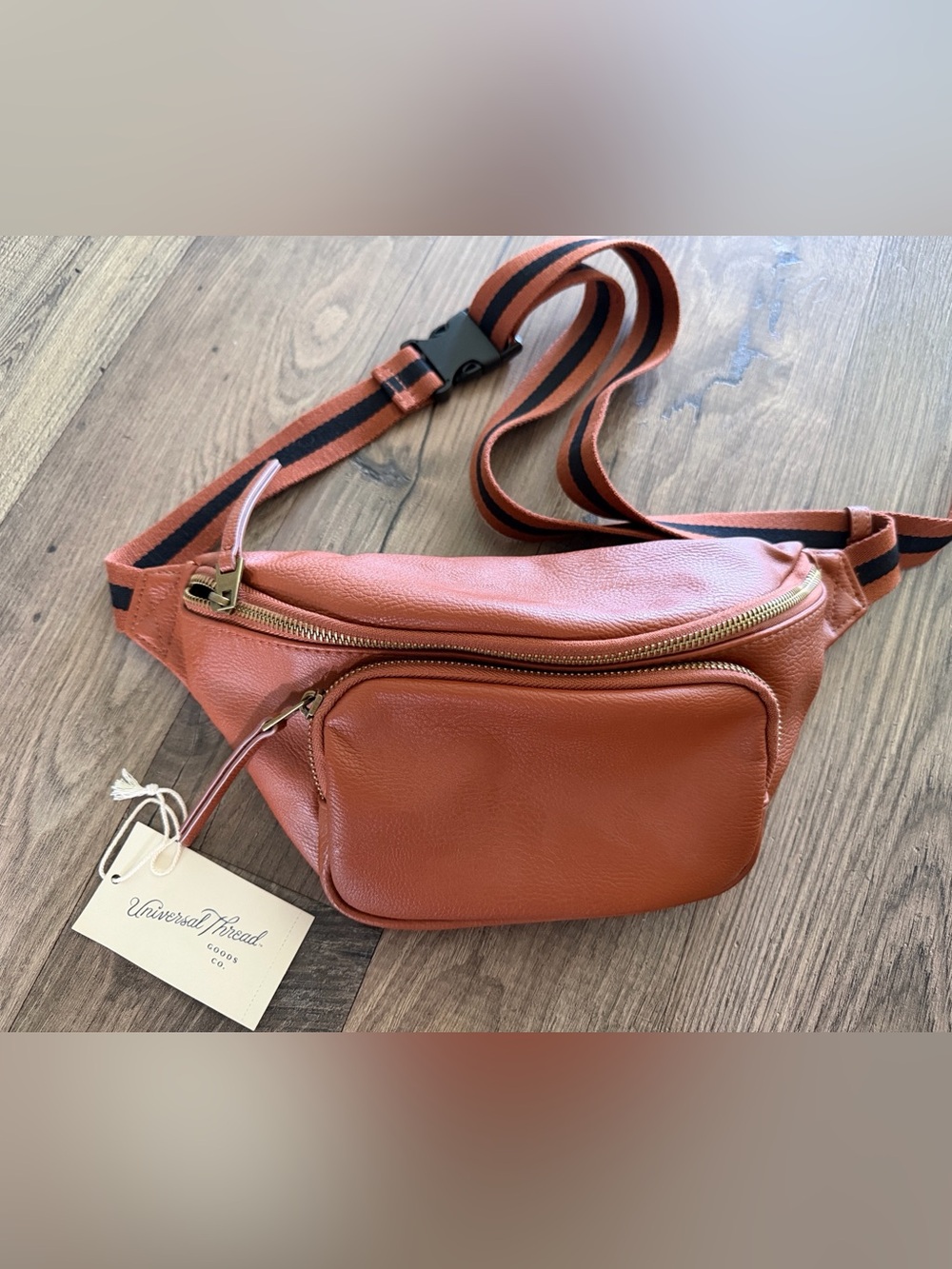 NWT Leather Waist Bag